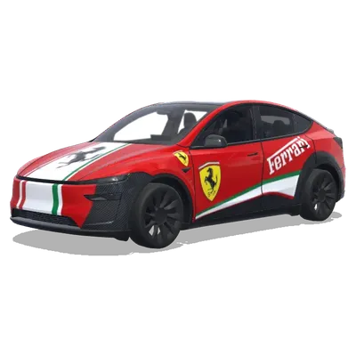 페라리 (Ferrari) – 테슬라 Model Y 랩핑