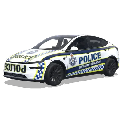 australian police. – Tesla Model Y wrap