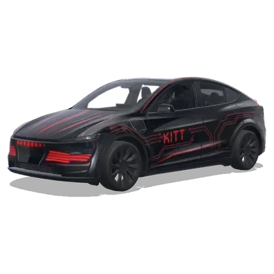 KITTデザイン (Mache KITT.) – テスラ Model Y ラッピング