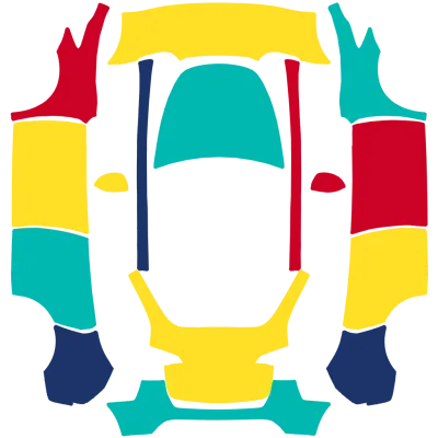 Harlekin (Harlequin) – Tesla Model Y Wrap