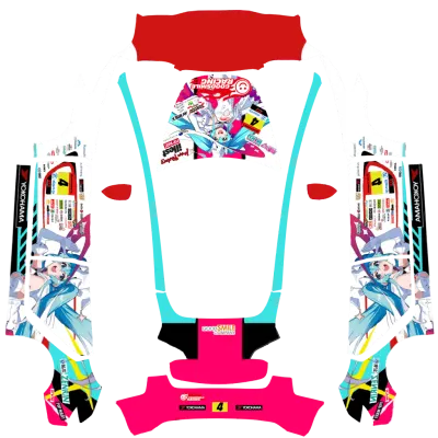 初音未來GSR塗裝0.81（Hatsune Miku Goodsmile Racing Itasha V0.81） – 特斯拉 Model 3 塗裝