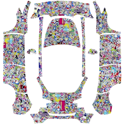 MURA Doraemon (muraXdoraemon) – Tesla Model Y Wrap