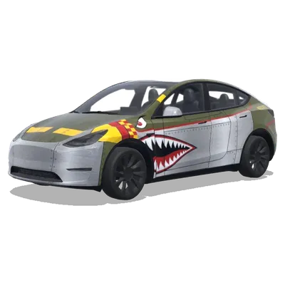 P-51 Mustang Stil (style p51 mustang) – Tesla Model Y Wrap