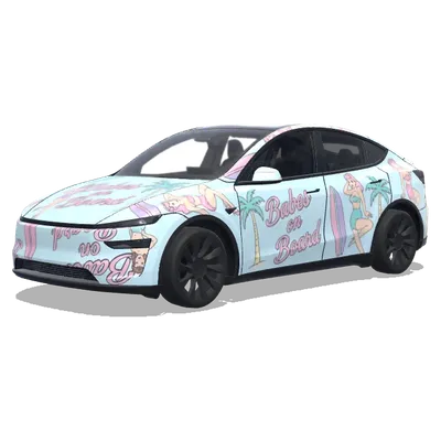 babes – テスラ Model Y ラッピング
