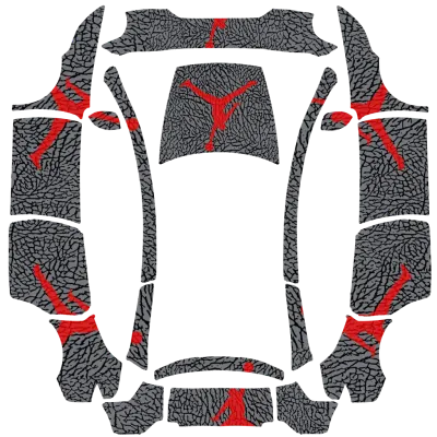 Jordan Elephant – Tesla Model Y Wrap