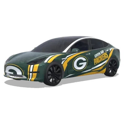 Green Bay Packers (Green bay packers) – оклейка Tesla Model 3