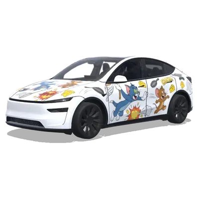 Tom and Jerry – Tesla Model Y wrap