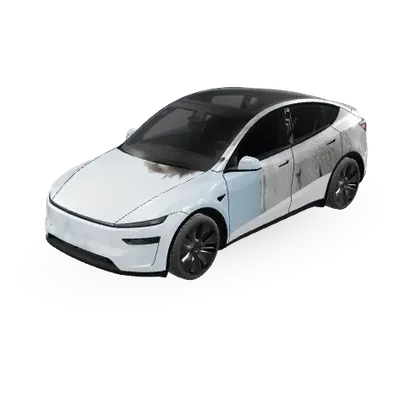フロストフェードラップ – テスラ Model Y ラッピング