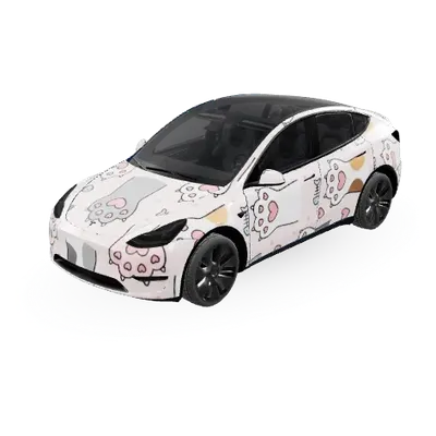 Cat Paw – Tesla Model Y wrap