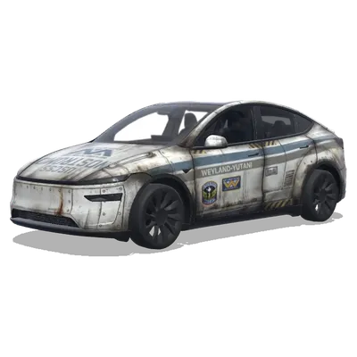 USCSS Nostromo spaceship – Tesla Model Y wrap