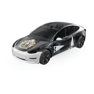 Smoking (Tuxedo) – Tesla Model 3 Wrap