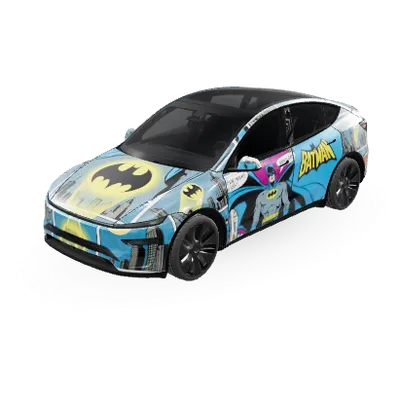 バットマン 70年代 (Batman 70s) – テスラ Model Y ラッピング
