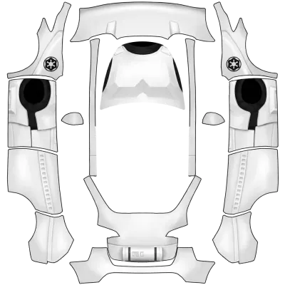 暴風兵（Stormtrooper） – 特斯拉 Model Y 塗裝