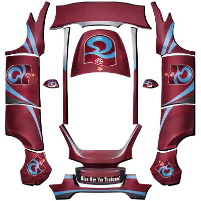 Trabzonspor Tesla Wrap – Tesla Model Y wrap