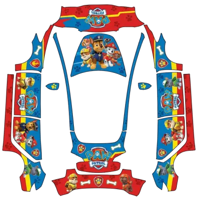 Paw patrol – Tesla Model 3 wrap