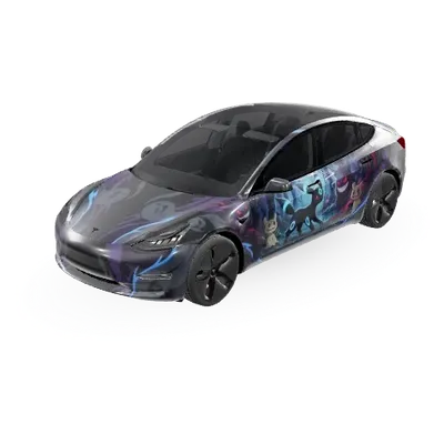 Model 3 Pokémon (model 3 pokemon) – Tesla Model 3 Wrap