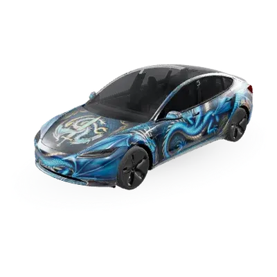 Eragon Drache (dragon eragon) – Tesla Model 3 Wrap