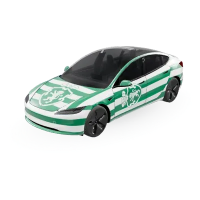 スポルティングCP (Sporting CP) – テスラ Model 3 ラッピング
