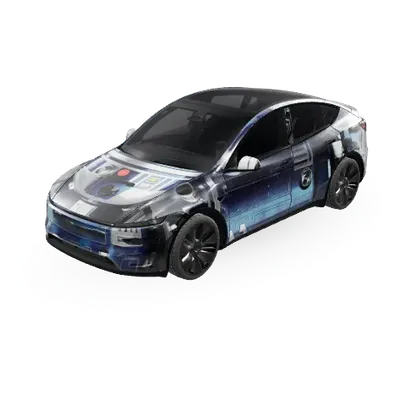 R2D2 - Original Droid – Tesla Model Y wrap