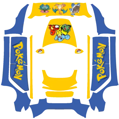 ポケモン (Pokemon) – テスラ Model 3 ラッピング