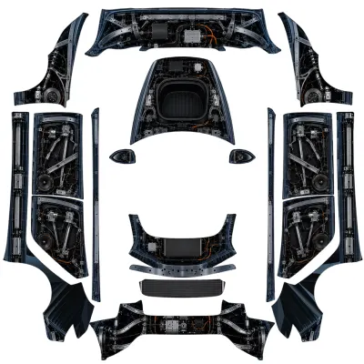 X光特斯拉（X-Ray Tesla） – 特斯拉 Model 3 塗裝