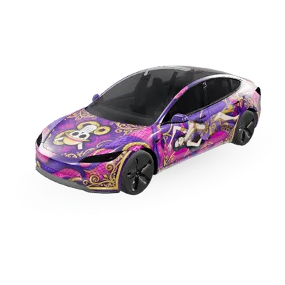 Boa Hancock – Tesla Model 3 wrap