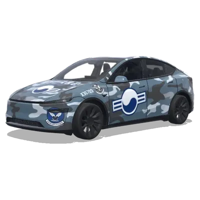 Südkoreanische Luftwaffe (대한민국공군) – Tesla Model Y Wrap