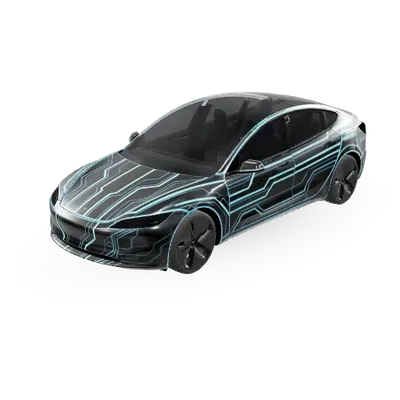 Blue Tron – Tesla Model 3 wrap