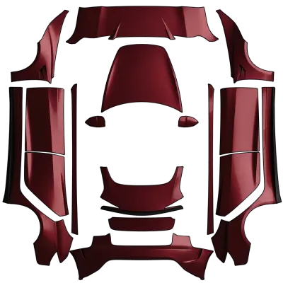 울트라 레드 배트맨 (Ultra Red Batman) – 테슬라 Model 3 랩핑