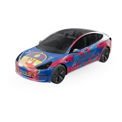 FCB Chino (fcb chino) – Tesla Model 3 Wrap