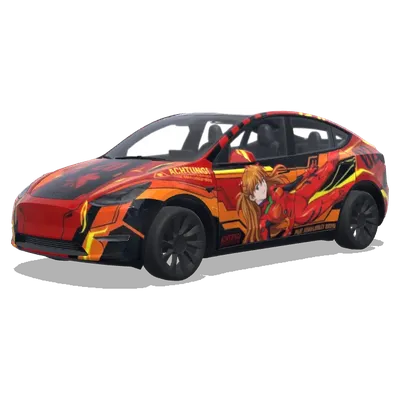 惣流・アスカ・ラングレー – テスラ Model Y ラッピング
