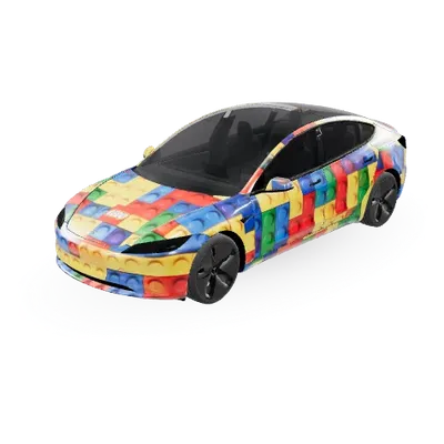 Lego – Tesla Model 3 Wrap