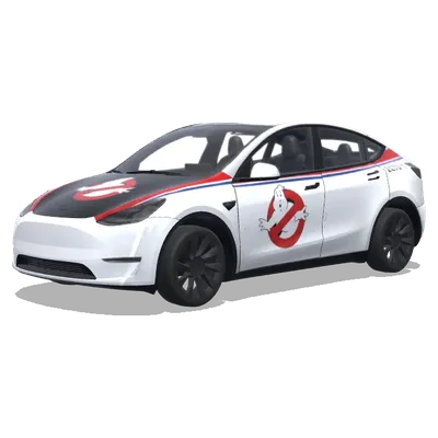 i want the ghostbusters car – Tesla Model Y wrap
