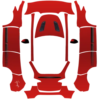 Tesla 3D Sport With Spoiler – Tesla Model Y wrap