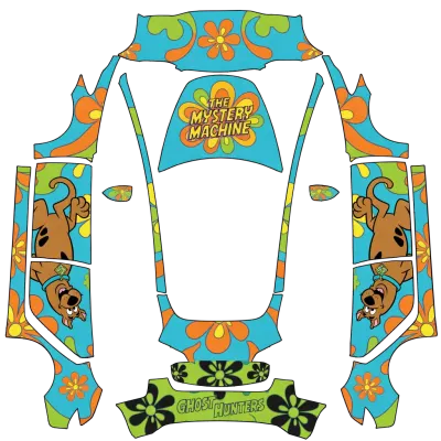 미스터리 머신 스쿠비두 (Mistery Machine Scooby Doo) – 테슬라 Model 3 랩핑