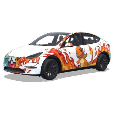 ポケモン初期 (Starter Pokemon) – テスラ Model Y ラッピング