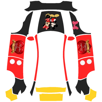 Mickey et Minnie (Mickey and Minnie) – covering Tesla Model Y