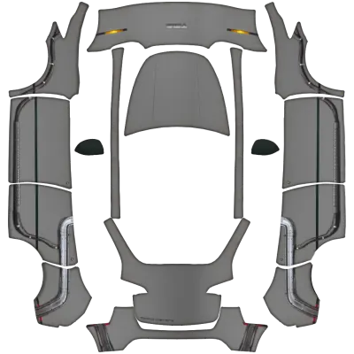 デロリアン (Delorean) – テスラ Model Y ラッピング