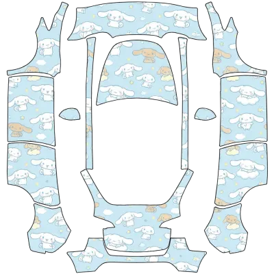 시나모롤 모델 Y (Cinnamoroll Model y) – 테슬라 Model Y 랩핑