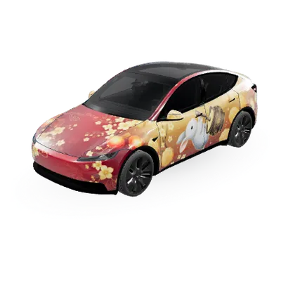 Mittherbstfest (Mid autumn festival) – Tesla Model Y Wrap