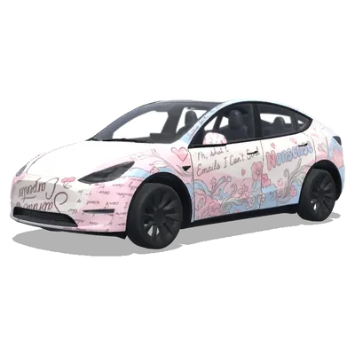 sabrina carpenter – Tesla Model Y wrap