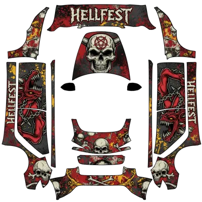 Hellfest – Tesla Model 3 Wrap