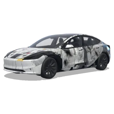 千年隼号 – 特斯拉 Model 3 涂装