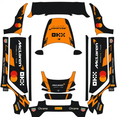 McLaren F1 (Mclaren F1) – Tesla Model 3 Wrap