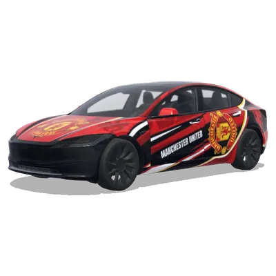 曼联（Manchester united football club） – 特斯拉 Model 3 涂装