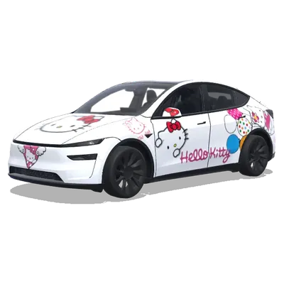 Hello Kitty Theme (hello kitty主题) – Tesla Model Y wrap