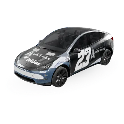 US Space Force Bubba Watson (United States Space Force - Bubba Watson) – Tesla Model Y Wrap