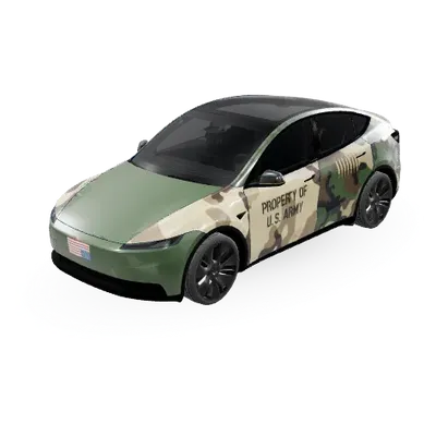 Army – テスラ Model Y ラッピング