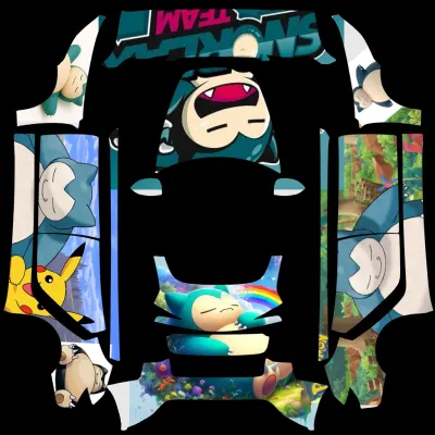 カビゴン3 (Snorlax 3) – テスラ Model 3 ラッピング