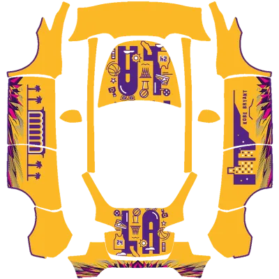 LA 레이커스 (Los Angeles Lakers) – 테슬라 Model Y 랩핑
